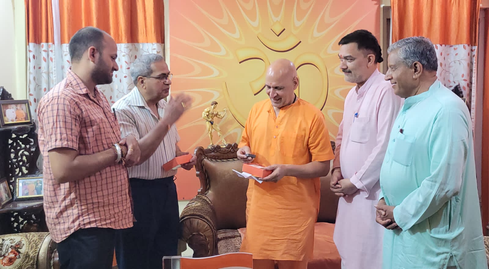 Another proud moment, Prabhuram sent Prasad of Ramshila Khand from Ayodhya
