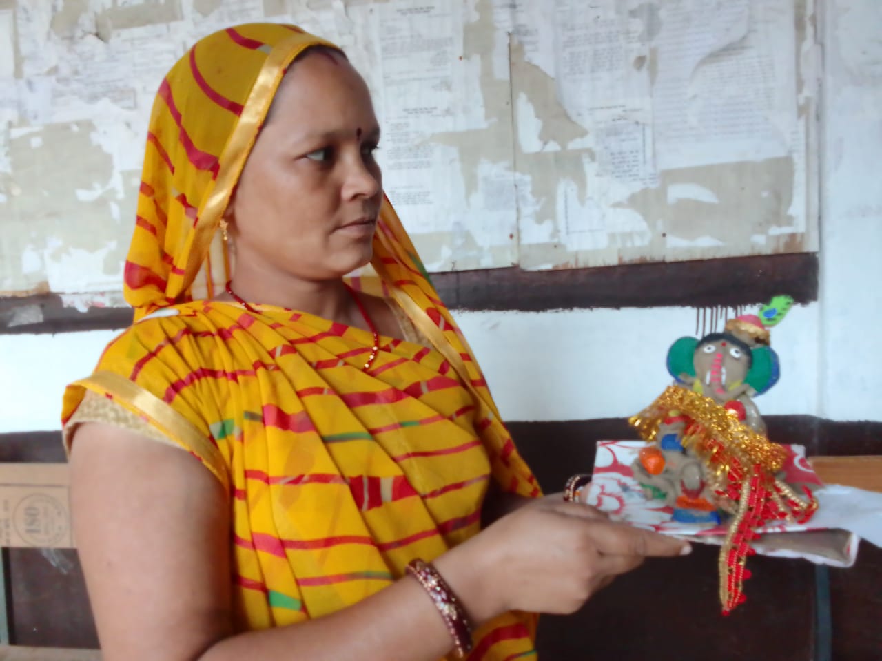 Earthly idols of Shri Ganesha are being made in every house