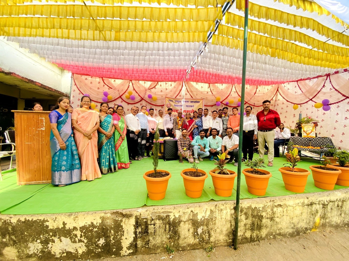 Farewell ceremony held at CM Rice Government School