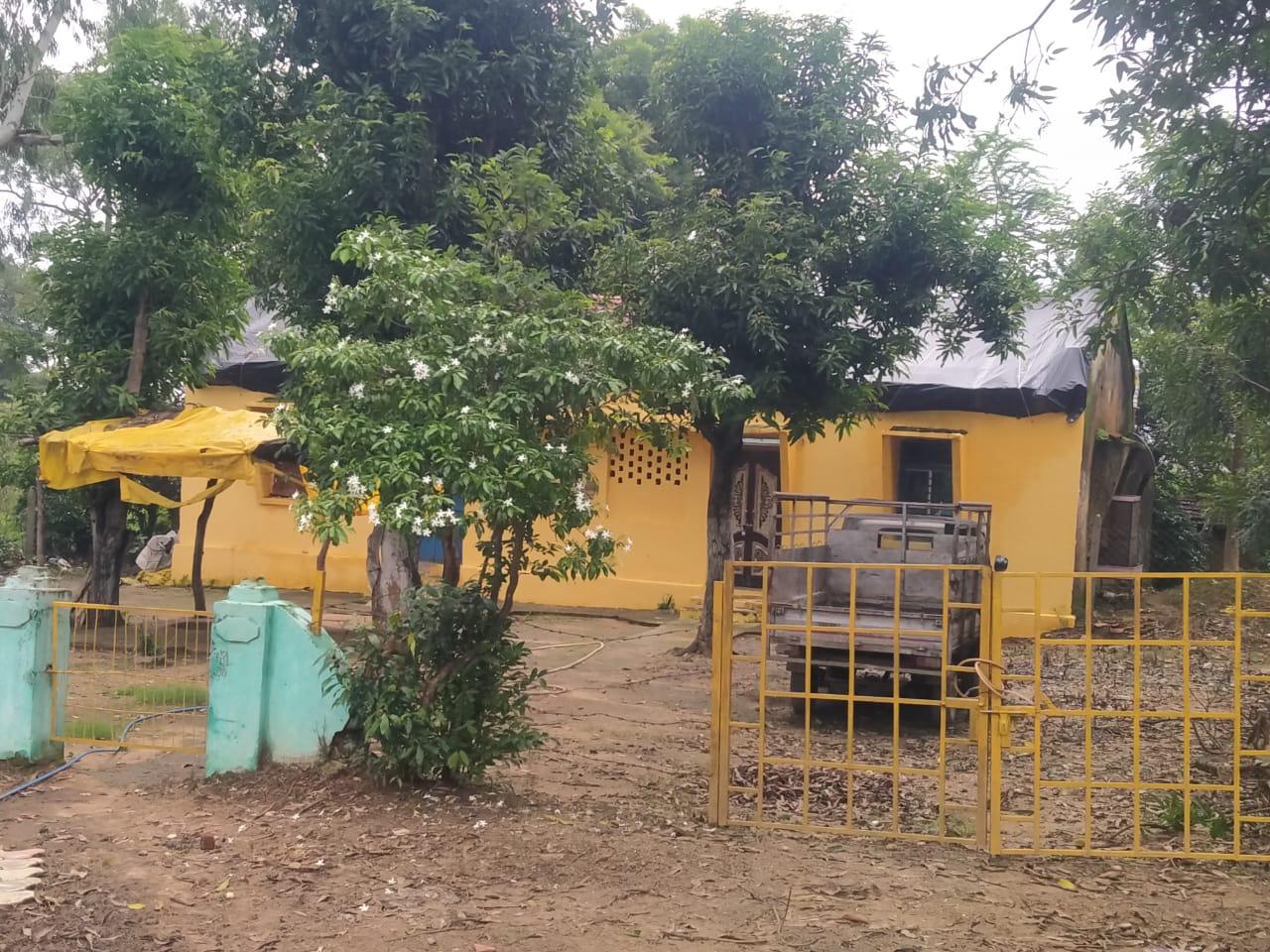 Due to the negligence of the officials, the contractor occupied the Baihar Banjar Project Colony