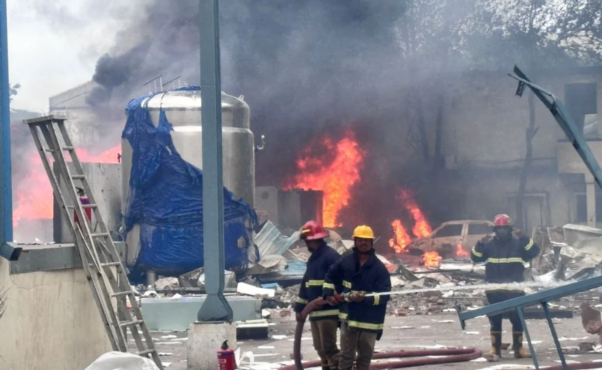 35 killed in massive explosion in chemical factory in Telang...