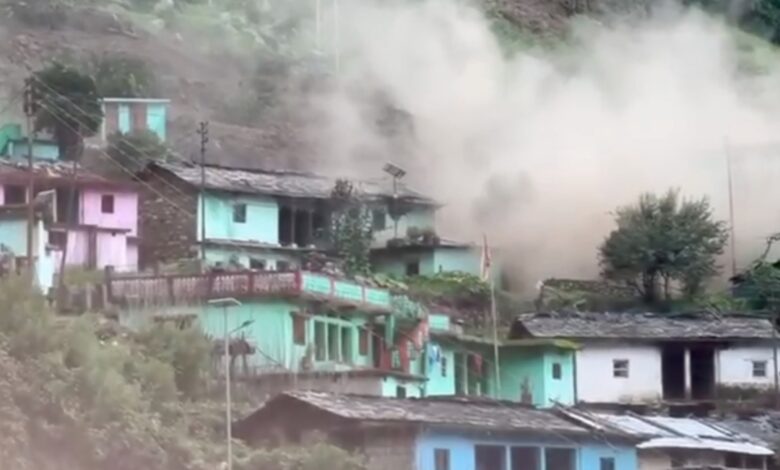 Landslide in Bal Ganga and Budha Kedar of Uttarakhand devastated the village