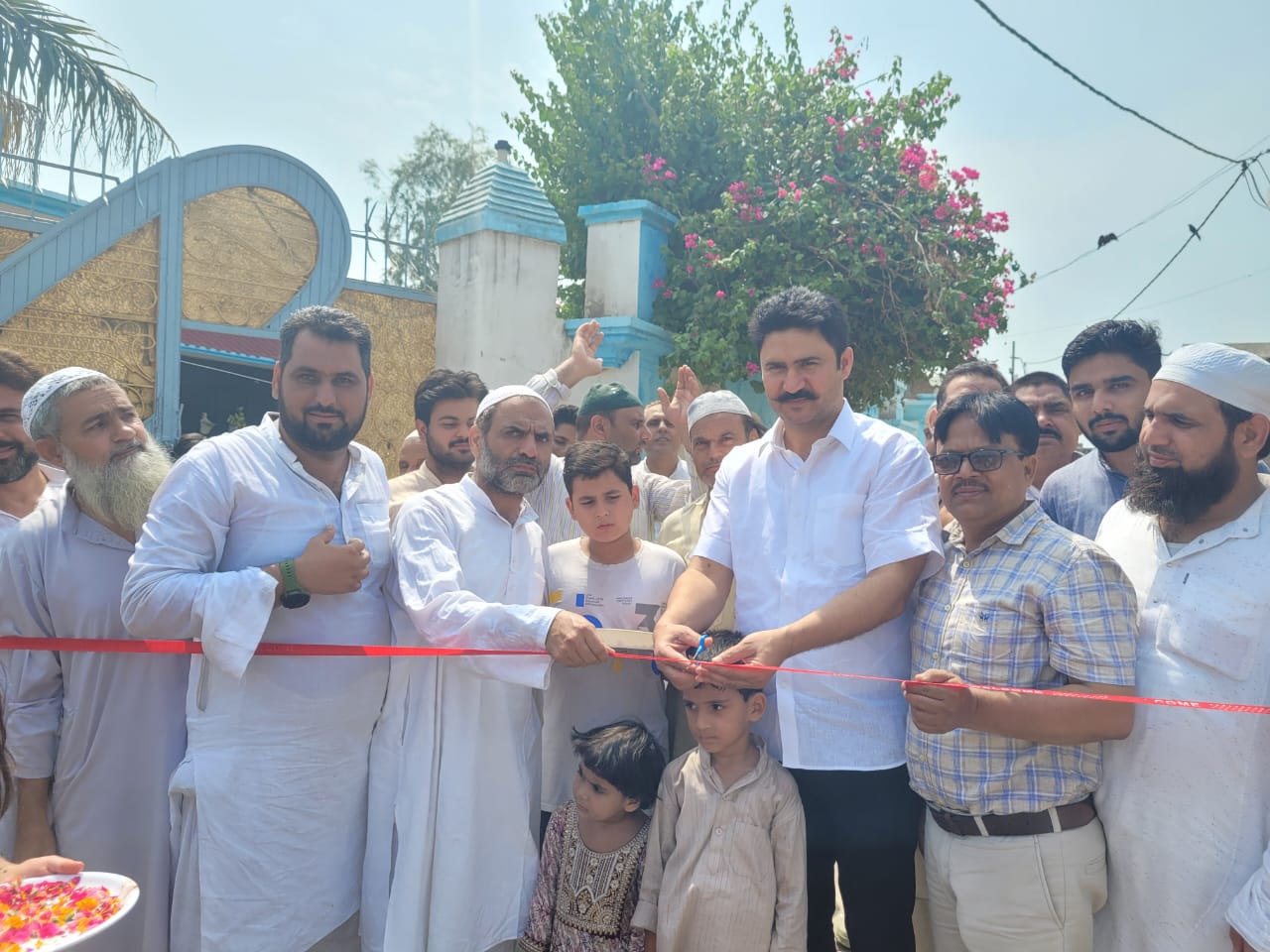 MLC Shahnawaz Khan inaugurated the CC road