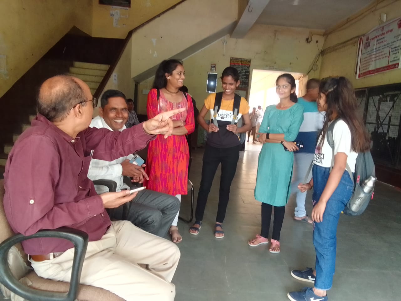College students will be seen in uniform from Monday