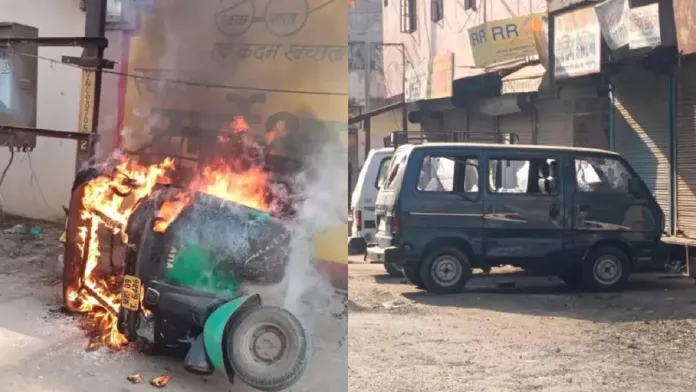 Fight after tension over burning of crackers in Indore