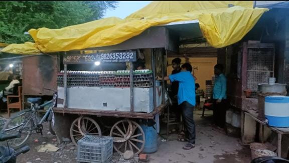 Egg trader became a victim of online.....