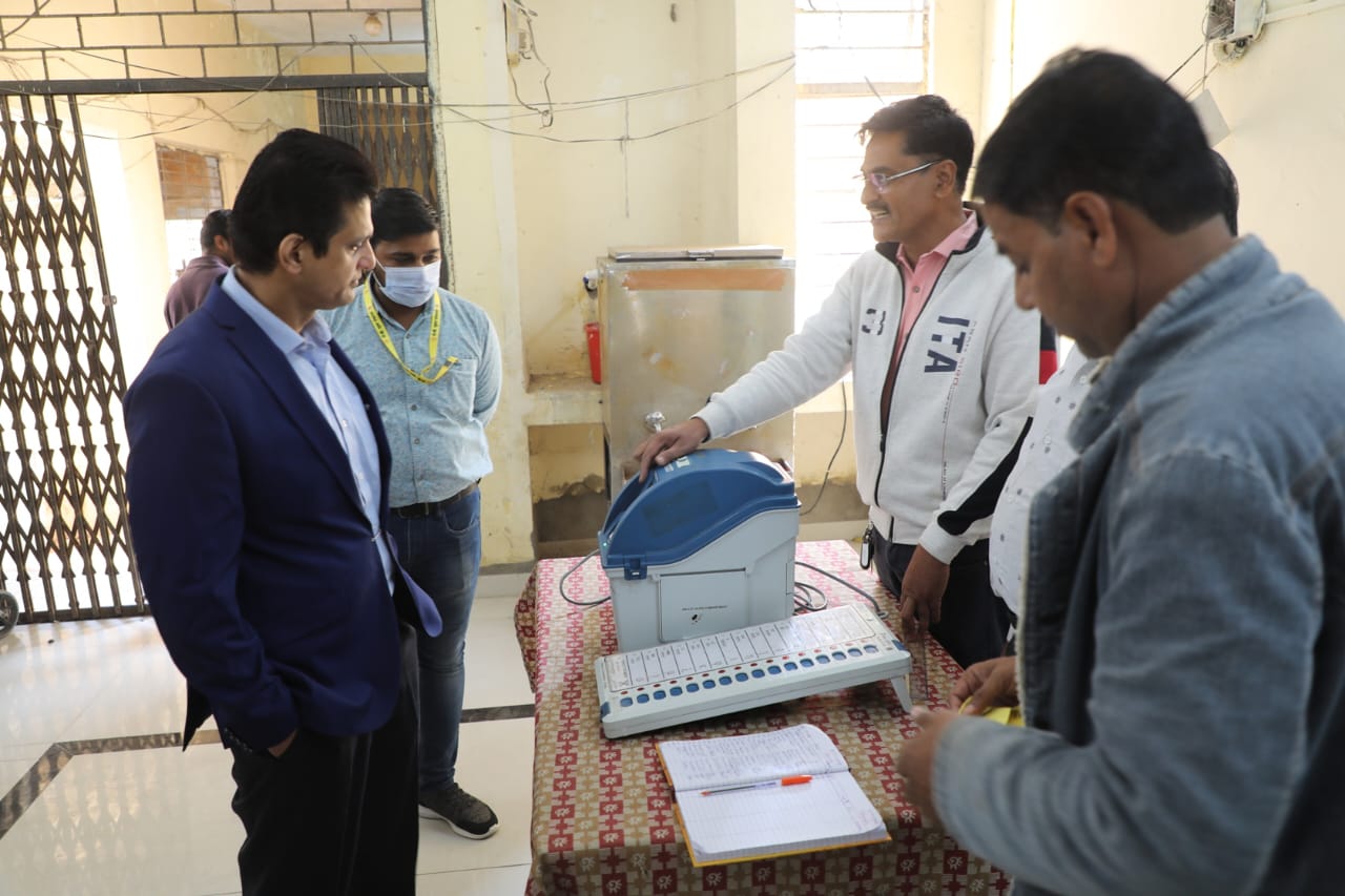 Government servants and family members got tested in the health camp