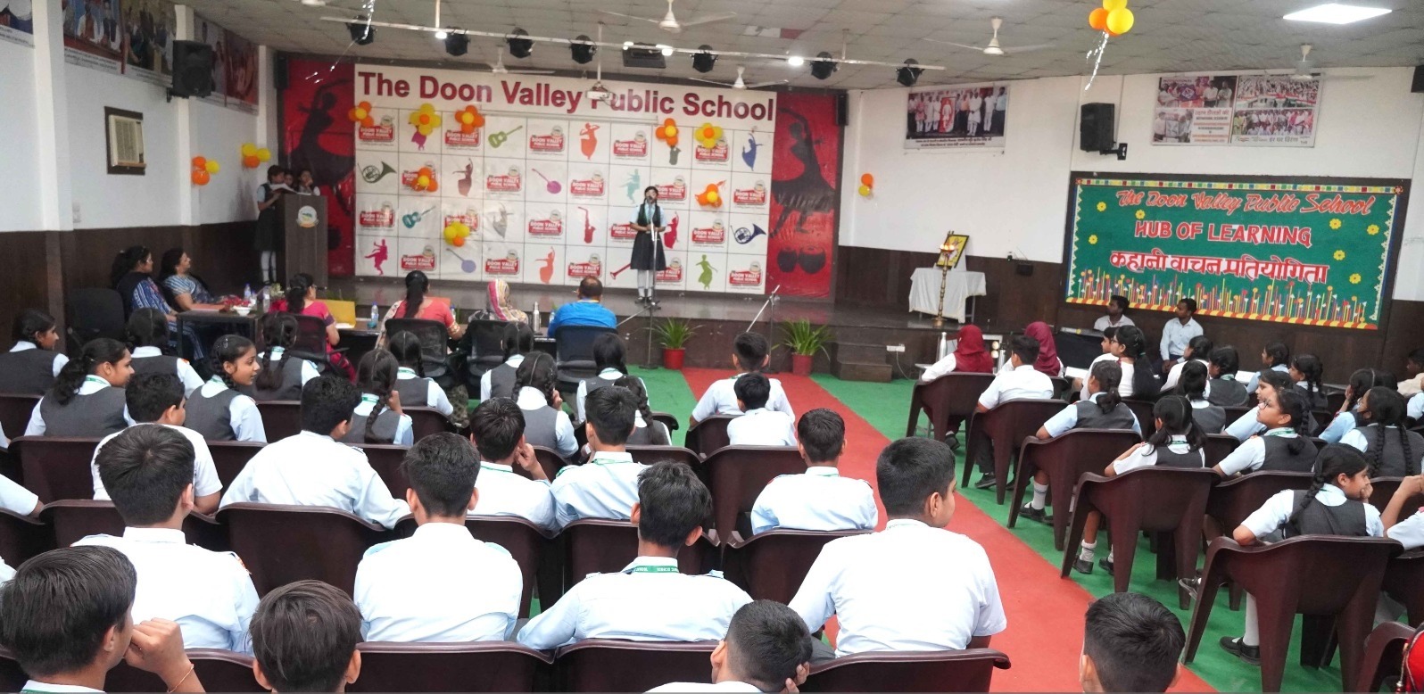 Storytelling competition organized in Doon Valley Public School, Deoband