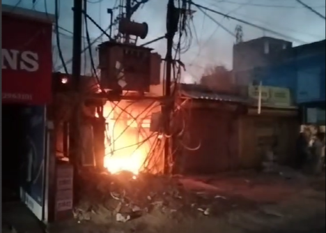 Fire broke out in a warehouse located in Katni