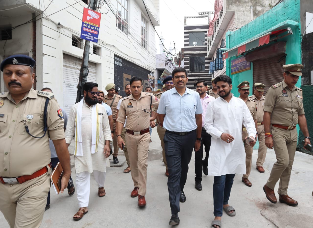 DM and SSP inspected the Moharram procession route