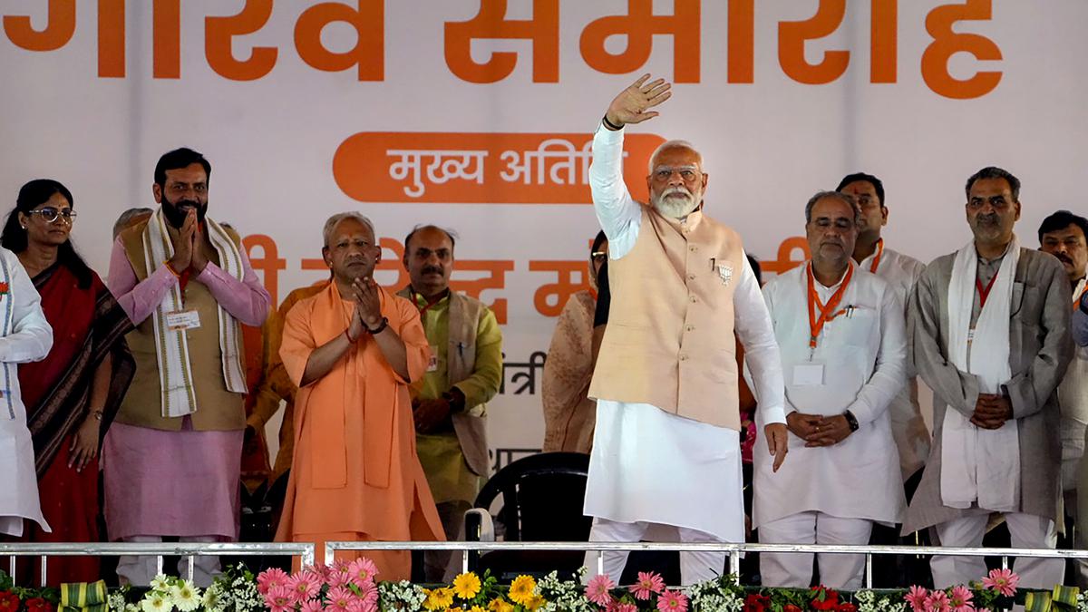 Prime Minister Narendra Modi addressed a rally in Meerut, Uttar Pradesh on Sunday.