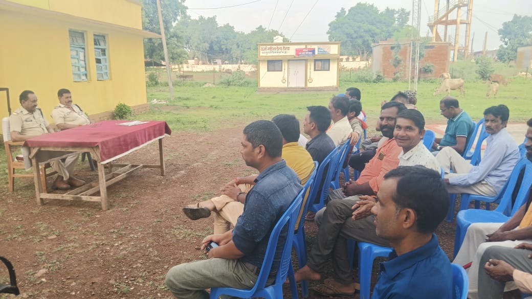 Peace committee meeting concluded in police station premises regarding upcoming festival