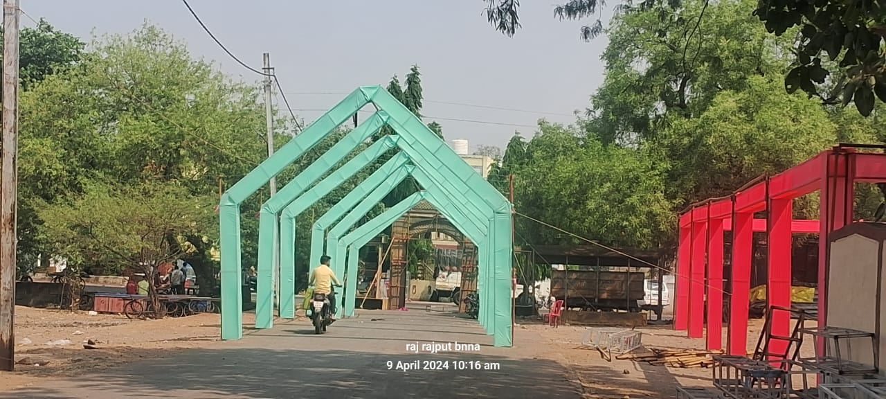 Mata's chariot will be kept in Bengali Dome, the door of Shri Ram Darbar will be the center of attraction