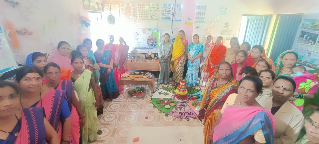 Various programs were organized in Dadiya under National Nutrition Month and Cleanliness Fortnight