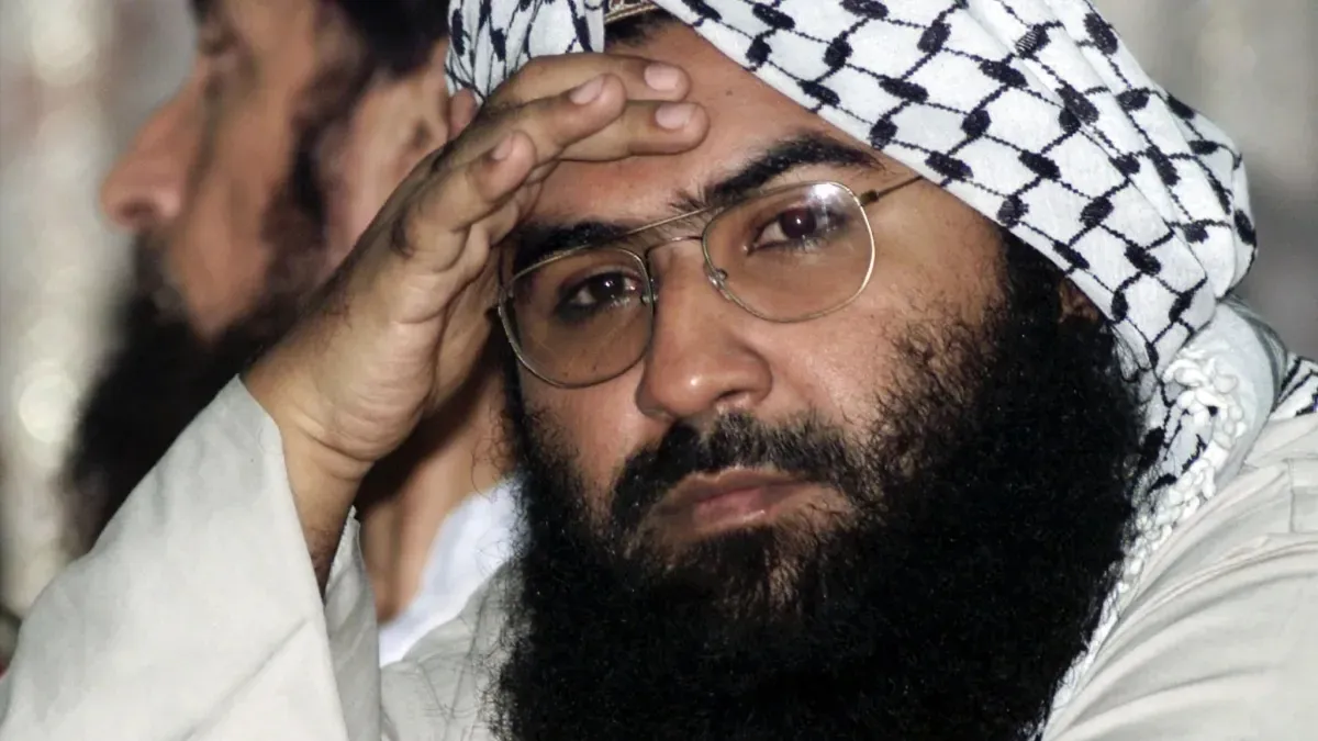 Terrorist Masood Azhar wept bitterly on the death of 14 members of his family