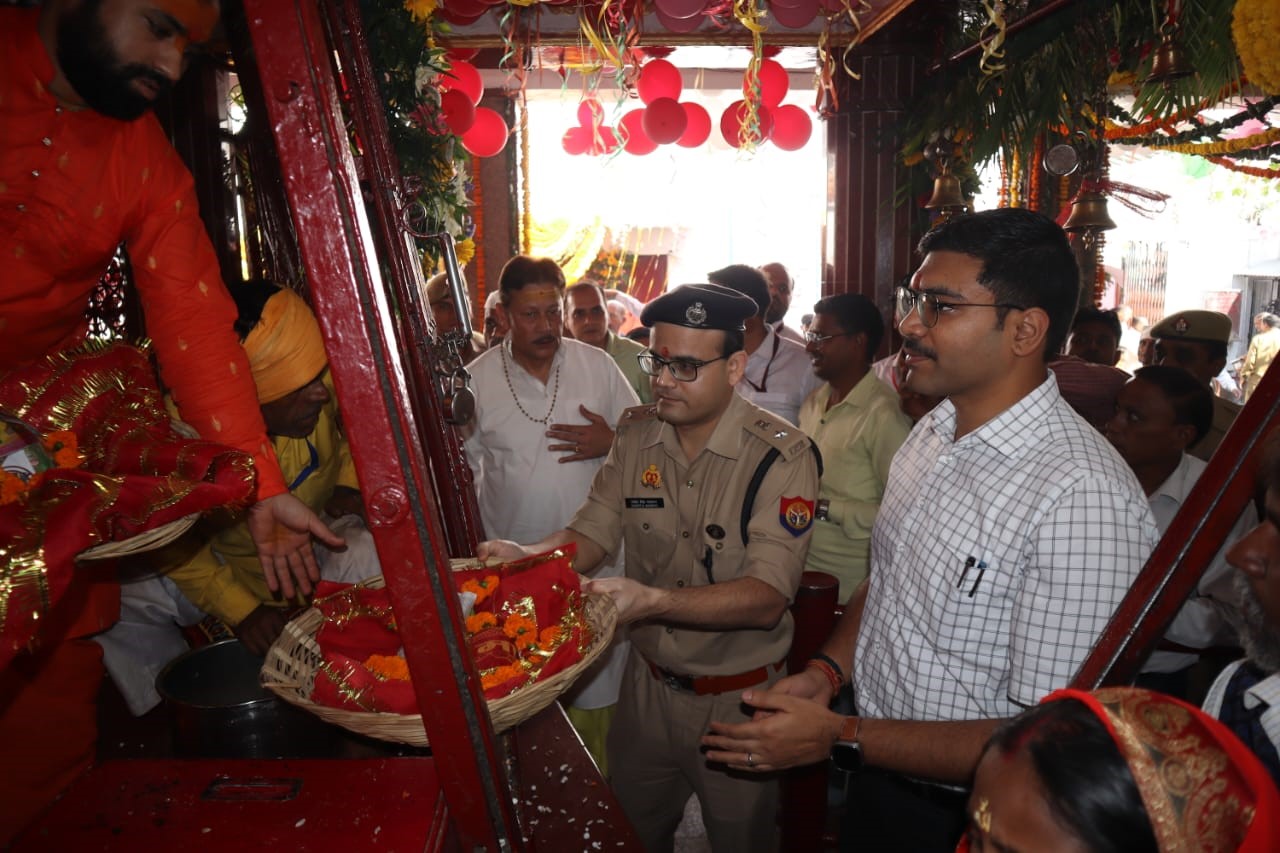 DM-SSP visited Maa Shakumbhari Devi Mela premises on Mahanavami
