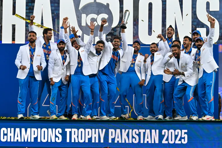 India won the Champions Trophy for a record third time