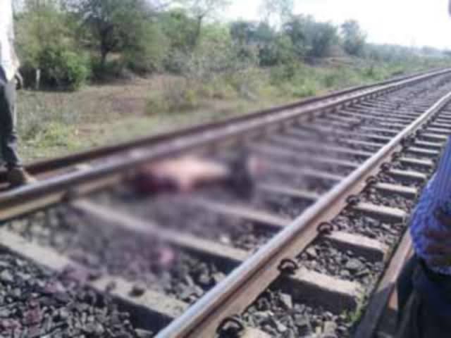 A mutilated body of a person found on the railway track