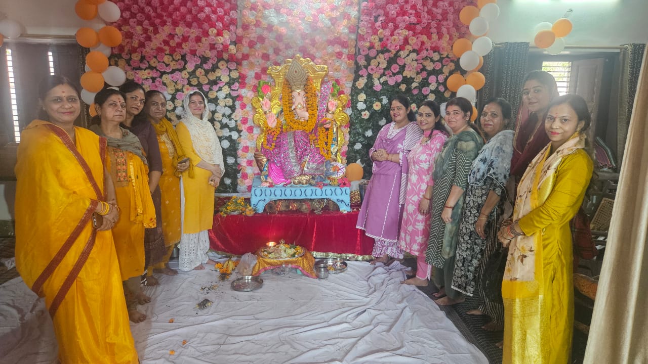 The 11-day long Shri Ganesh Mahotsav started with rituals in Satsang Bhawan