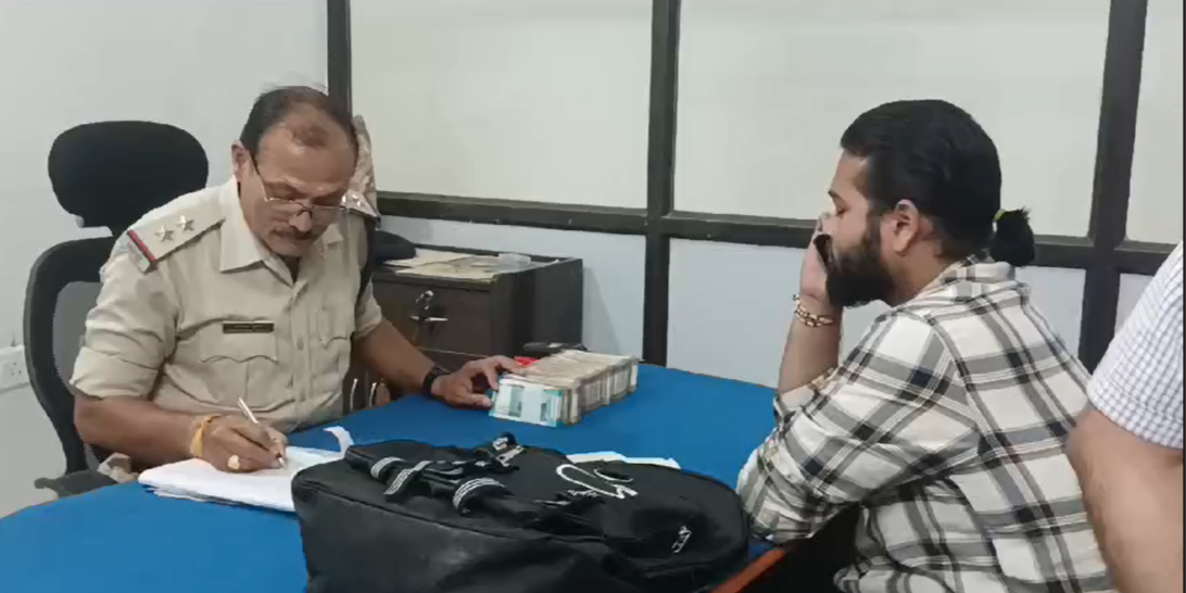 Vehicle checking done in Katni due to Lok Sabha elections