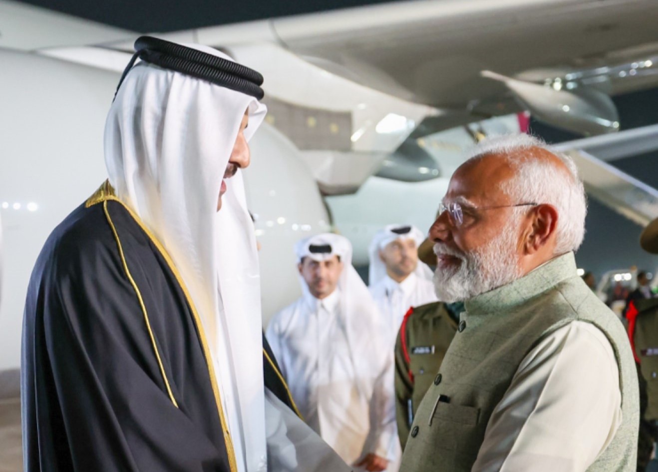 Qatar's Emir arrives in India