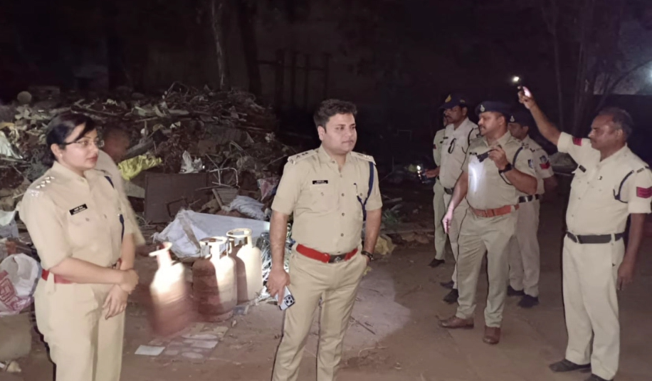 Investigation by conducting raids on several scrap warehouses located in Katni