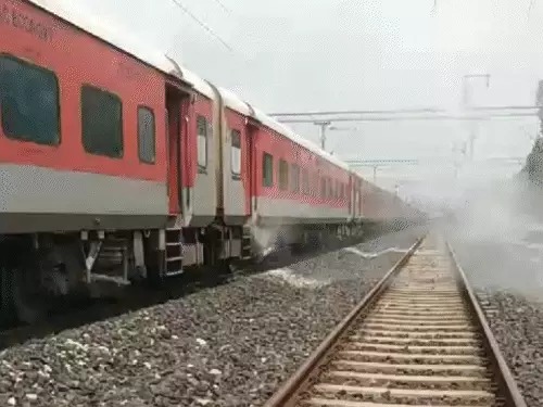 Brakes of Malwa Express stuck