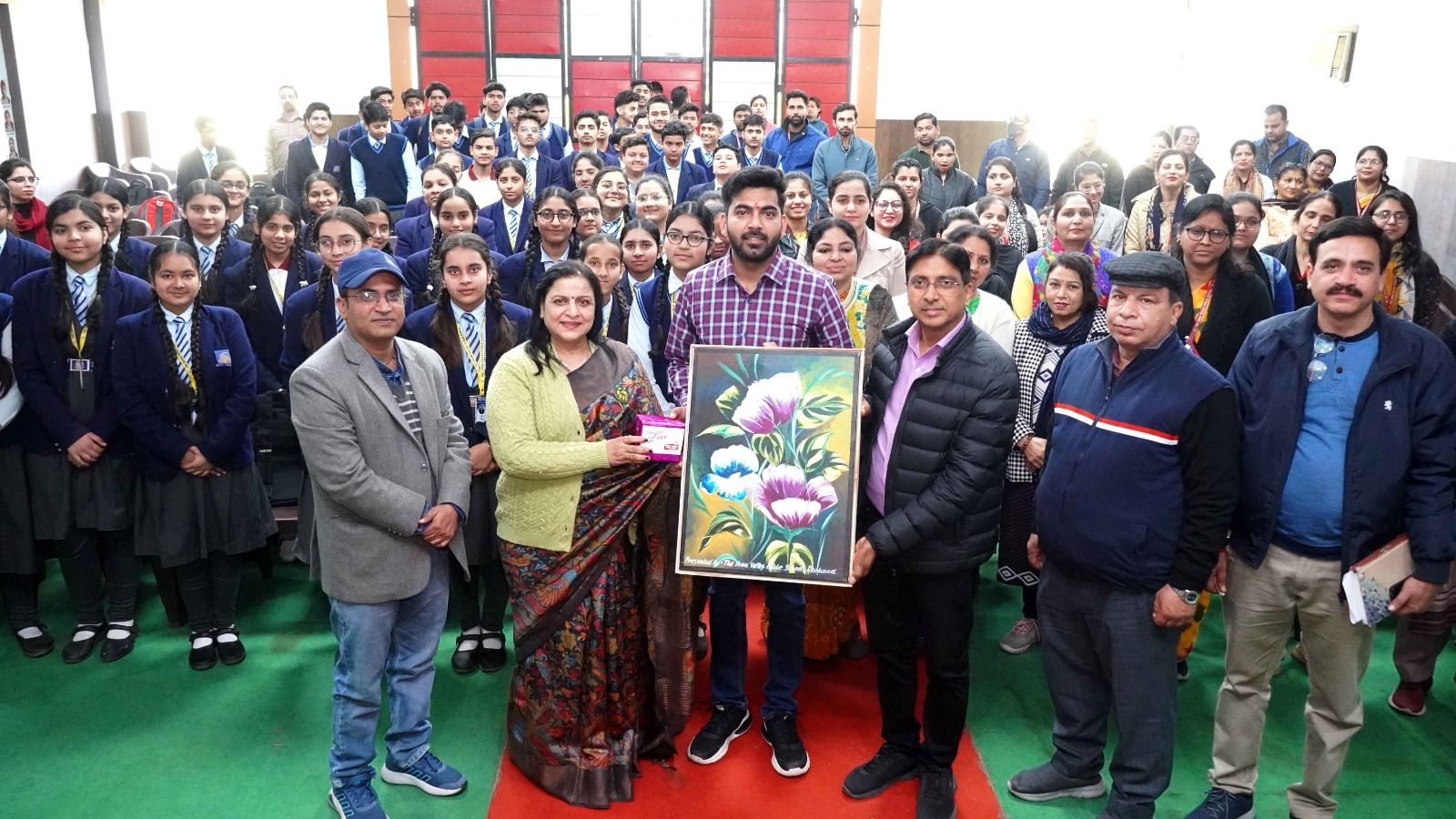 UPPSC topper Siddharth Gupta felicitated in Doon Valley Public Schoo