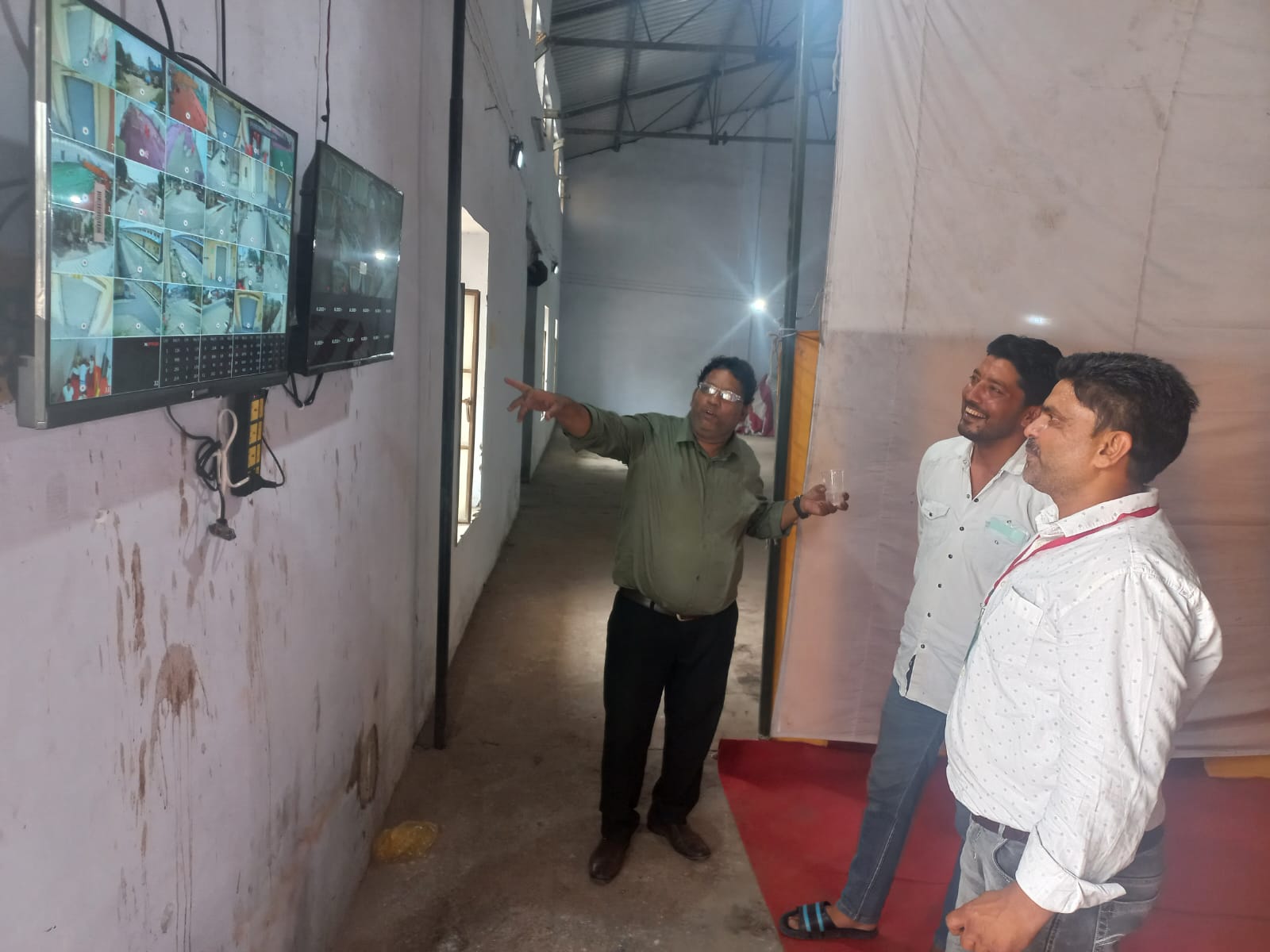 To keep a close watch on the Central Warehouse Strong Room, party representatives will monitor it in 8-hour shifts