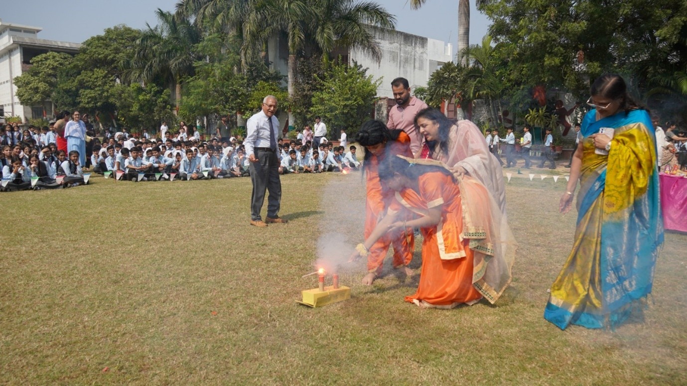 Indian culture reflected at The Doon Valley Public School on Diwali.