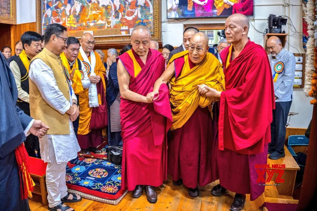 A grand celebration was organized in Dharamshala on the eve of Dalai Lama's birthday