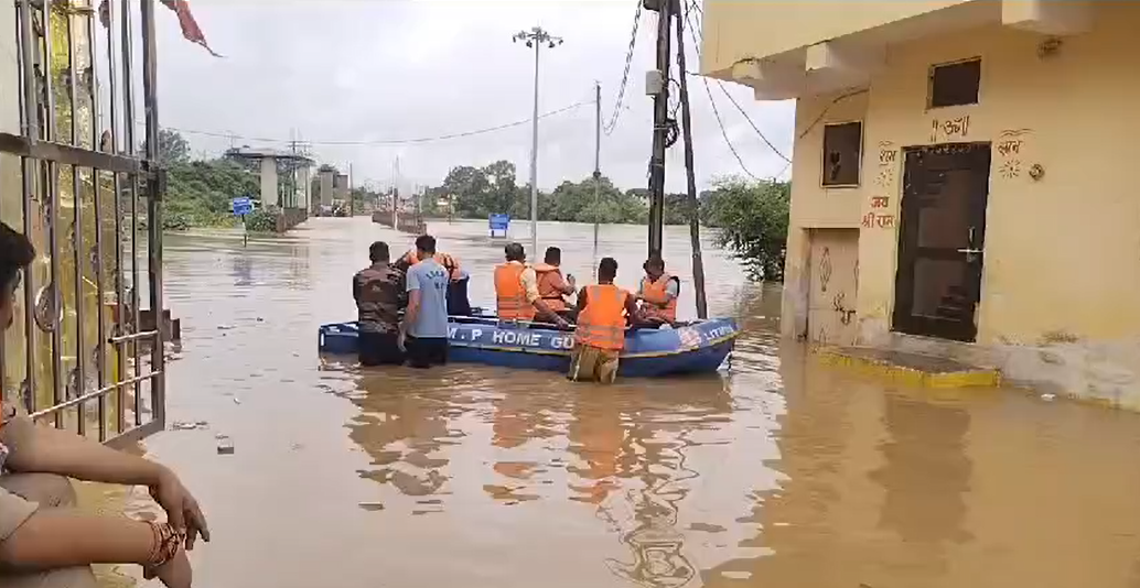 Flood situation in Katni district due to heavy rains