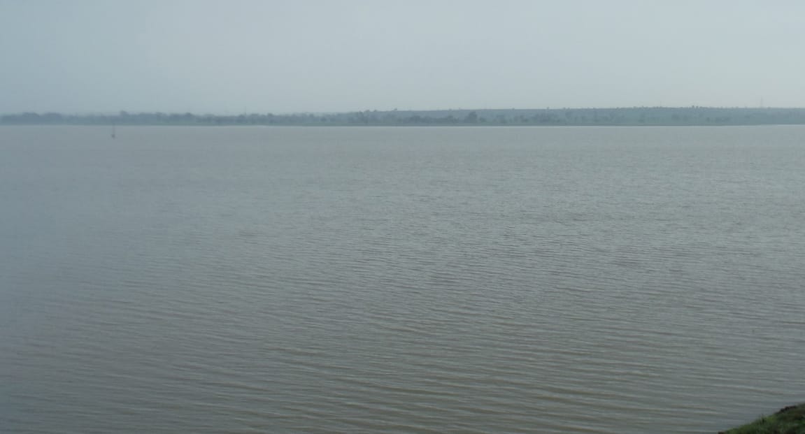 Continuous rain increased the water level of Bada Dam