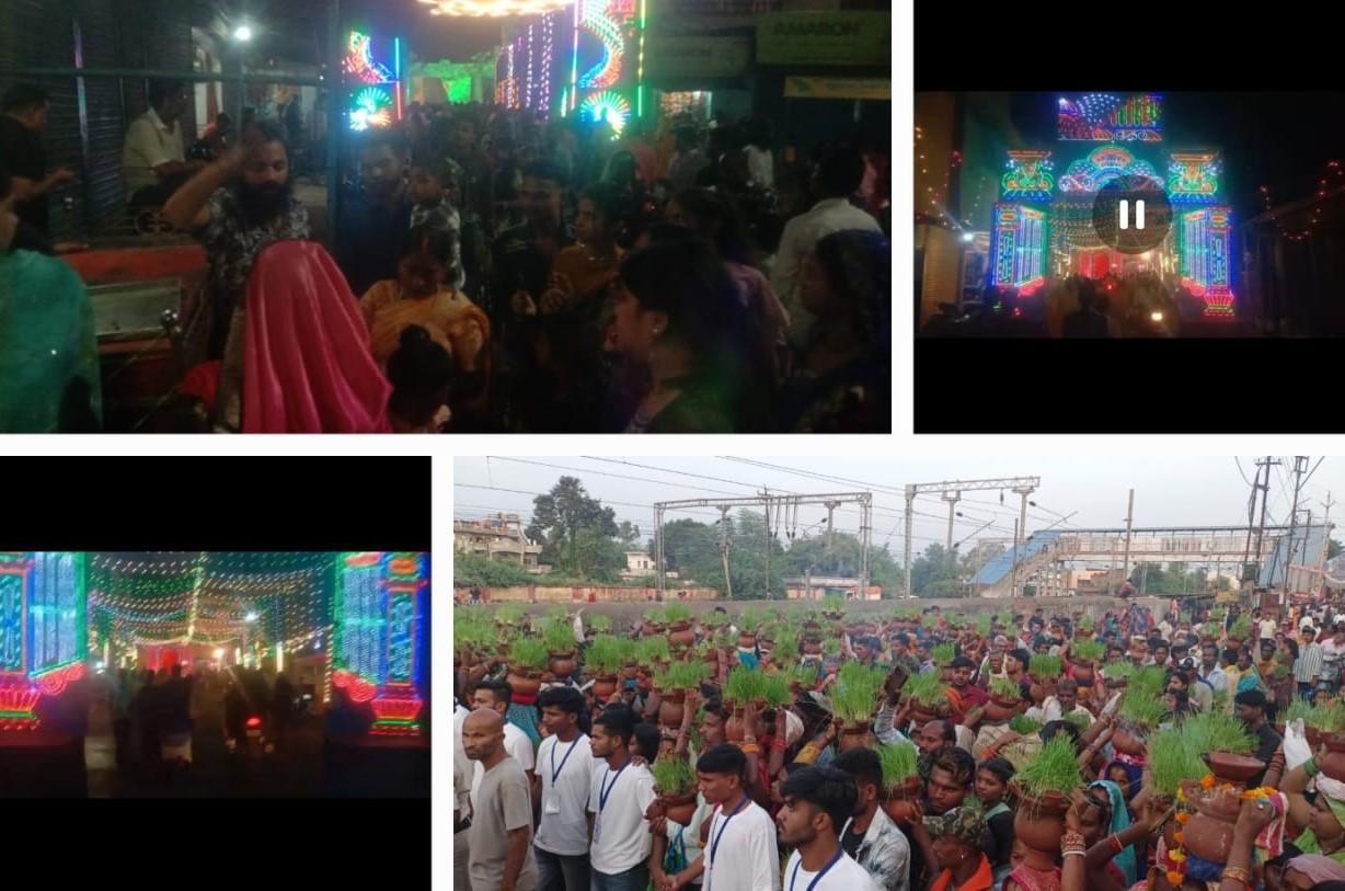 In Kotma city, worship of Mata ji was done at many places.