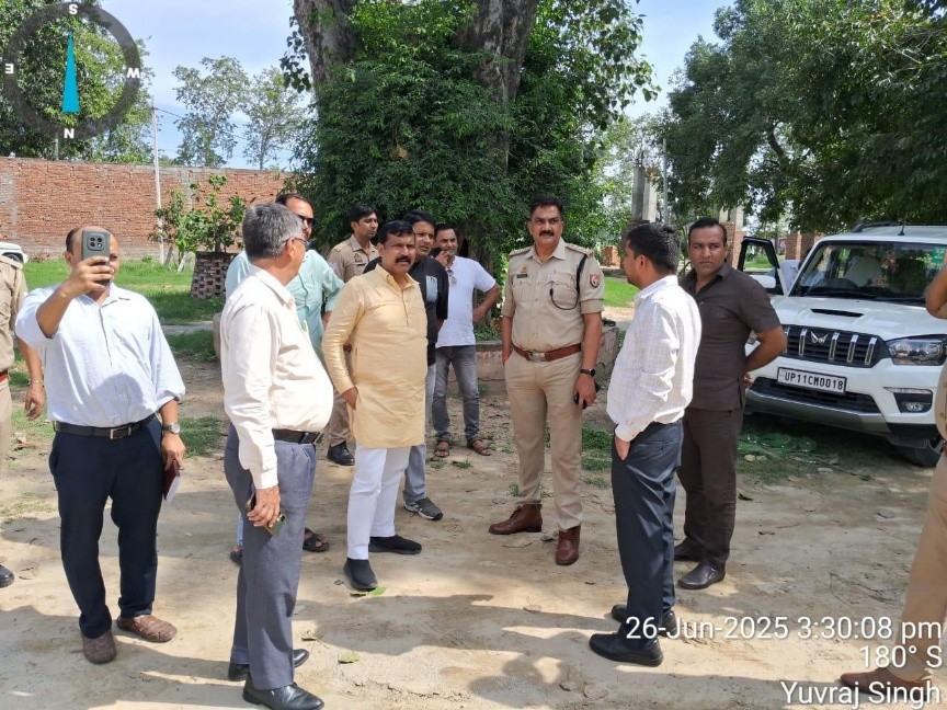 SDM and CO inspected the Kanwar Yatra route along with police and municipal officials
