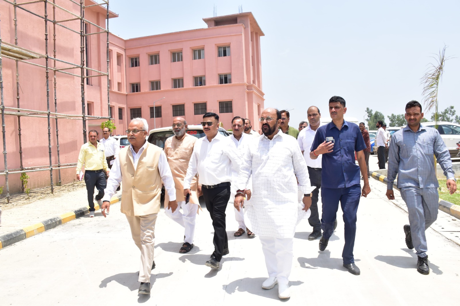 Higher Education Minister expressed strong displeasure over the quality of construction work of the university