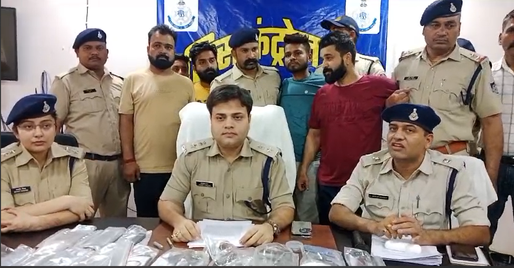 Katni's dreaded accused Rahul Bihari and his four other associates arrested