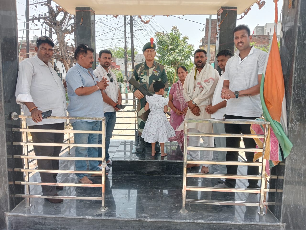 Amar Shaheed Nishant Sharma's 36th birthday was celebrated in Saharanpur