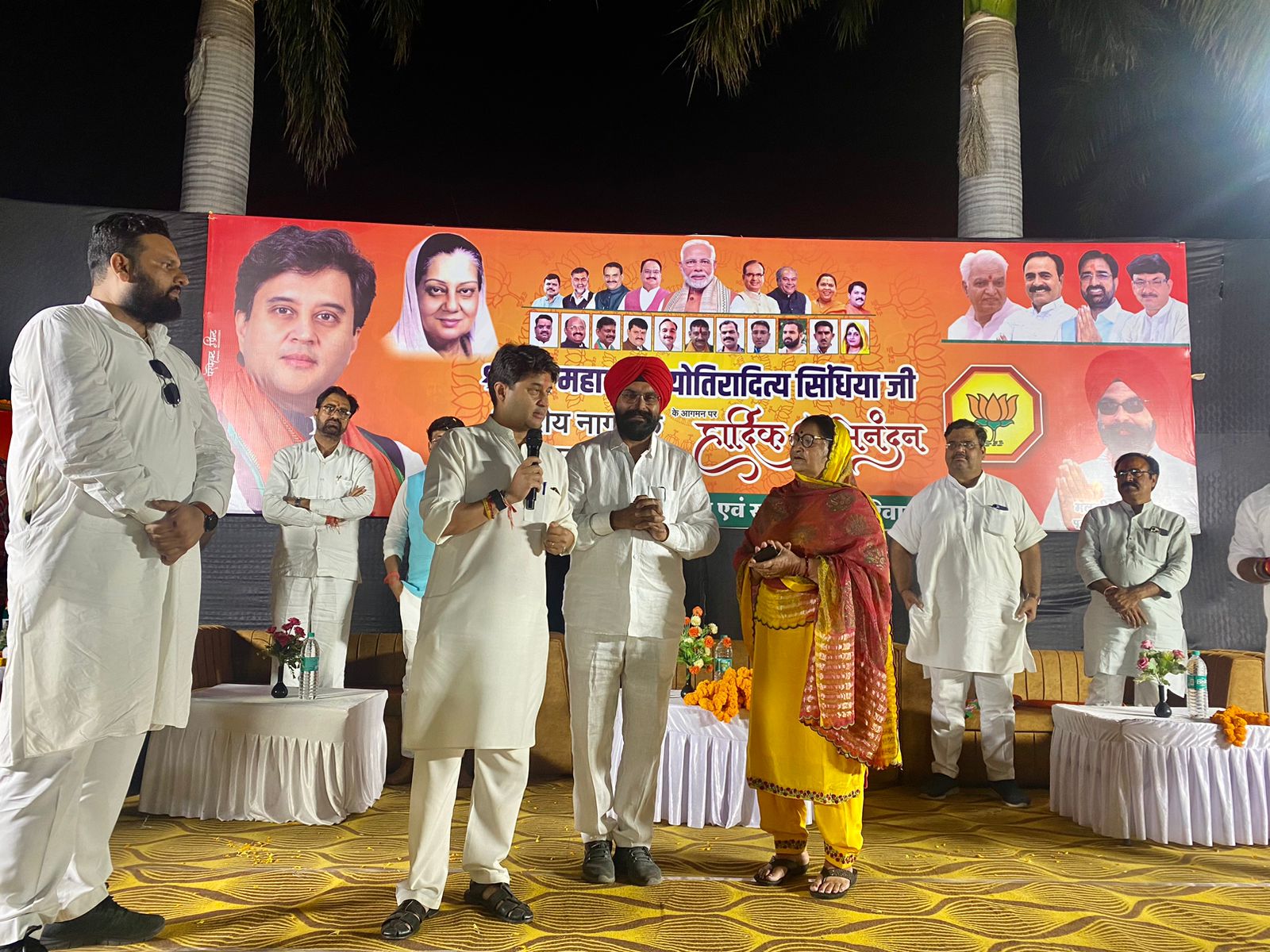 Scindia once again made a dent in Congress's stronghold