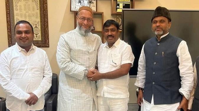 Four-time MLA Alam is now with Asaduddin Owaisi