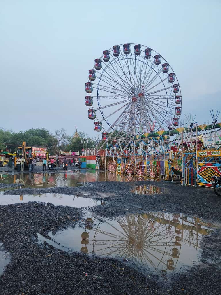 Sawan rain in April, heavy rain for one hour