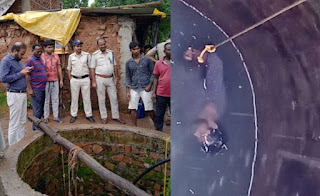 Two people who went down to take out the pump from the well died by drowning, possibility of gas inside the well