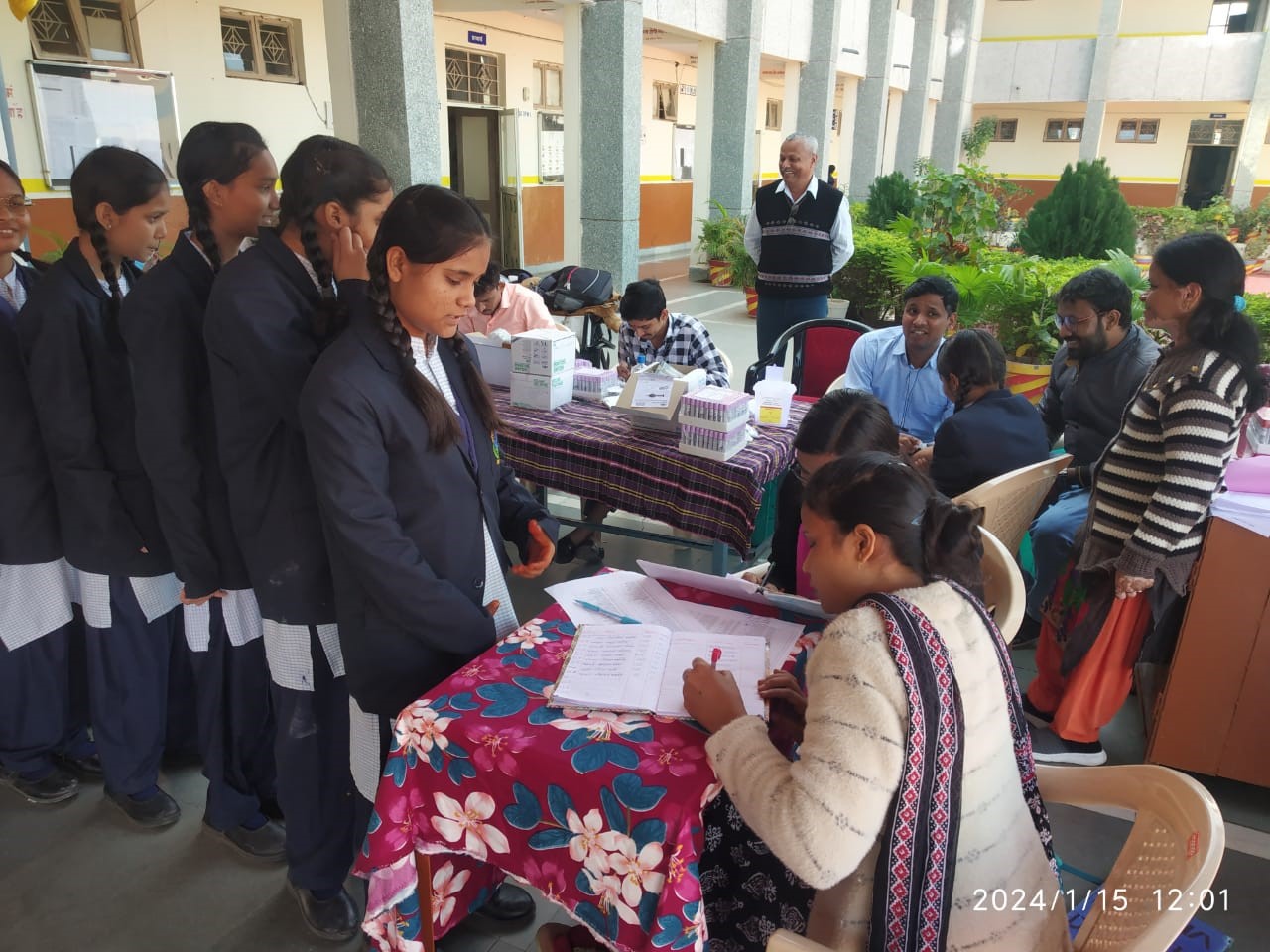 Health check up camp organized at Jawahar Navodaya Vidyalaya Ojhar, Barwani