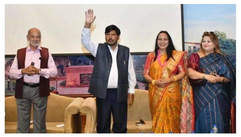 Ramdas Athawale again became the National President of RPI