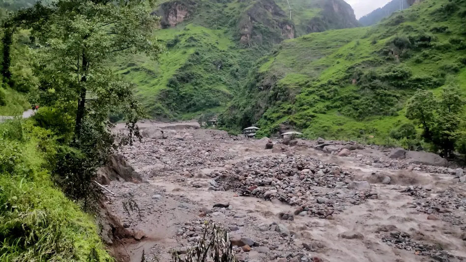 Fierce form of rain in Himachal