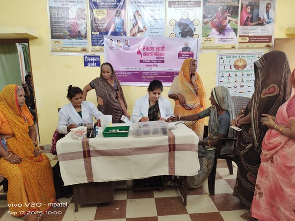 Health Camp Organized in Mandsaur