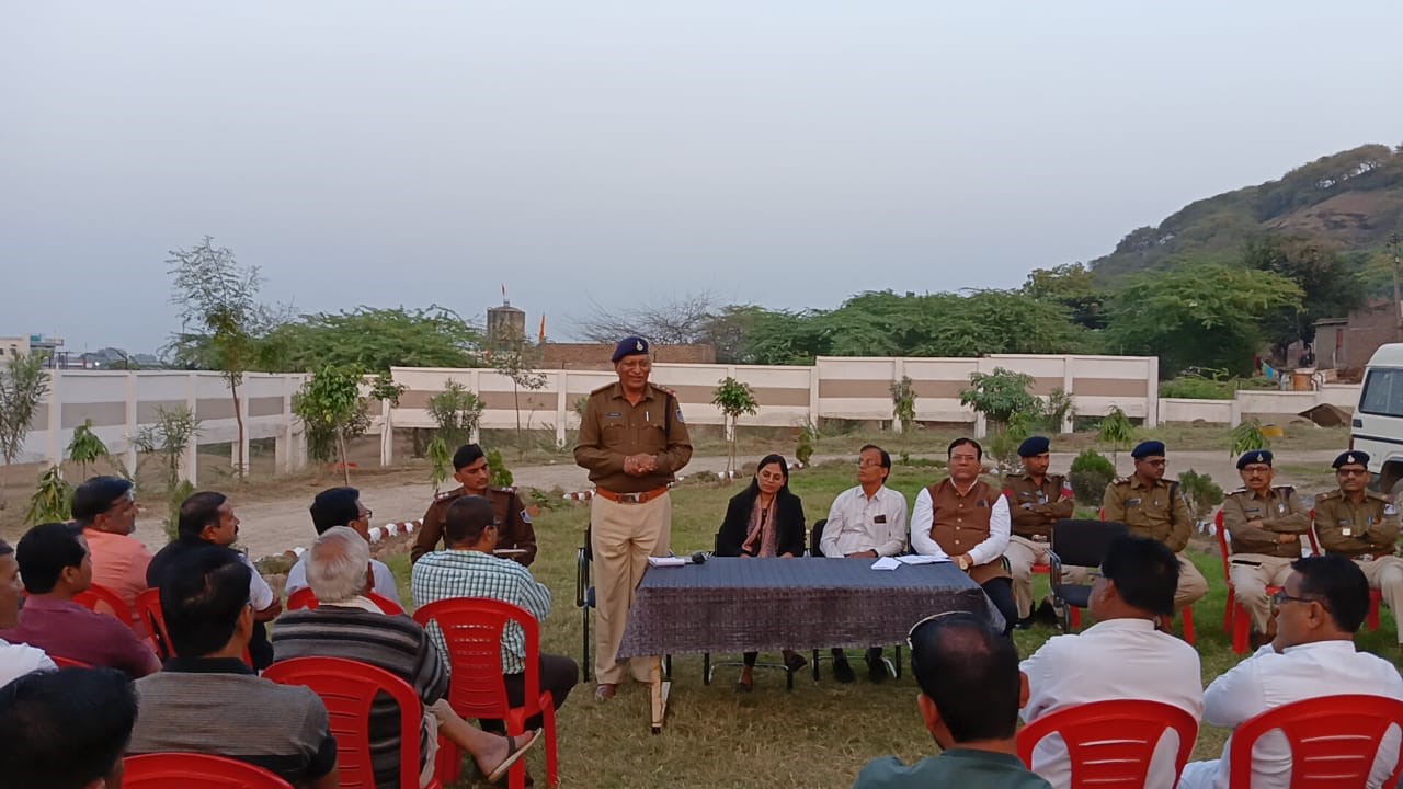 Peace Committee meeting concluded in Anjad police station of Barwani