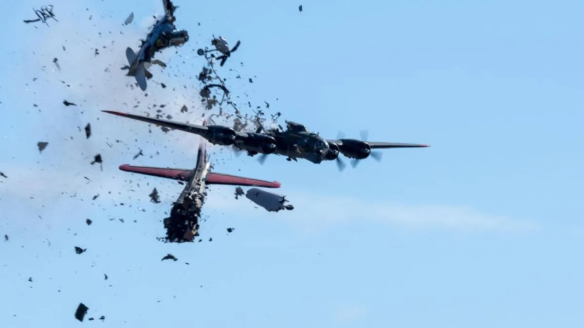 Army fighter plane crashes in America