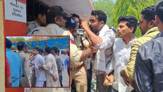 Councilors of both the parties came face to face in the municipality
