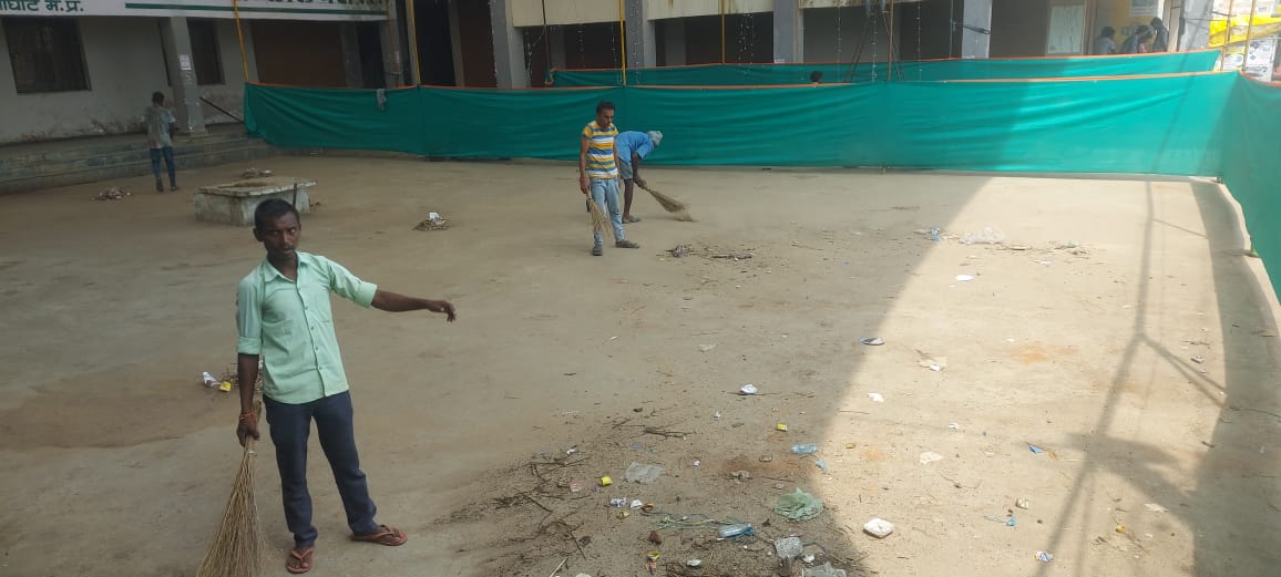 Special cleaning started during religious festival